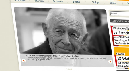 Foto: Screenshot CDU Homepage