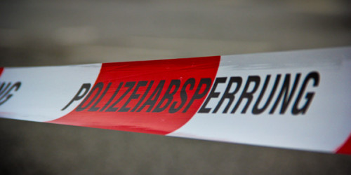 Polizeiabsperrung