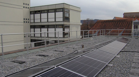 Photovoltaikanlage auf dem Rathausdach (Quelle: RTF.3)