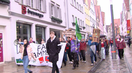 Demonstration von Fridays for Future und ver.di (Quelle: RTF.3)