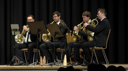 Drei Blasmusikanten bei den herbstlichen Musiktagen (Quelle: RTF.3)