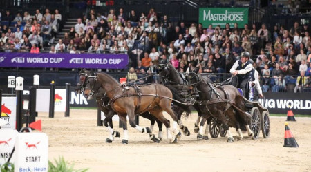 Boyd Exell beim German Masters 2025 in Stuttgart (Quelle: Stuttgart German Masters)