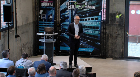 Markus Bandtel auf dem nds Cyber & AI-Summit (Quelle: RTF.3)