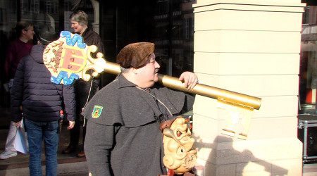 Hat bereits den Narrenschl&uuml;ssel: Zunftmeister G&uuml;nter Buck (Quelle: RTF.3)