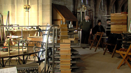 Orgelbau in der Marienkirche (Quelle: RTF.3)