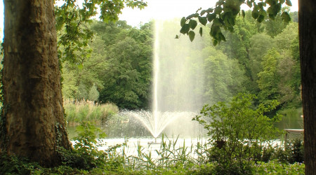 Font&auml;ne im Anlagenpark (Quelle: RTF.3)