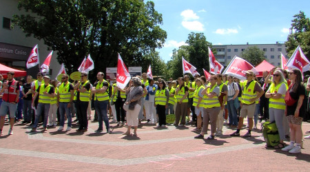 Warnstreik am UKT (Quelle: RTF.3)