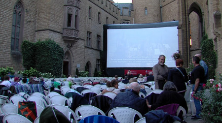 Open Air Kino auf der Burg Hohenzollern (Quelle: RTF.3)