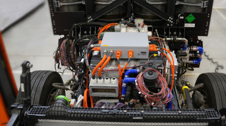 Wasserstoff LKW Motor (Quelle: ElringKlinger)