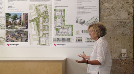 Ausstellung f&uuml;r Wohnungsbauprojekte in Reutlingen (Quelle: RTF.3)